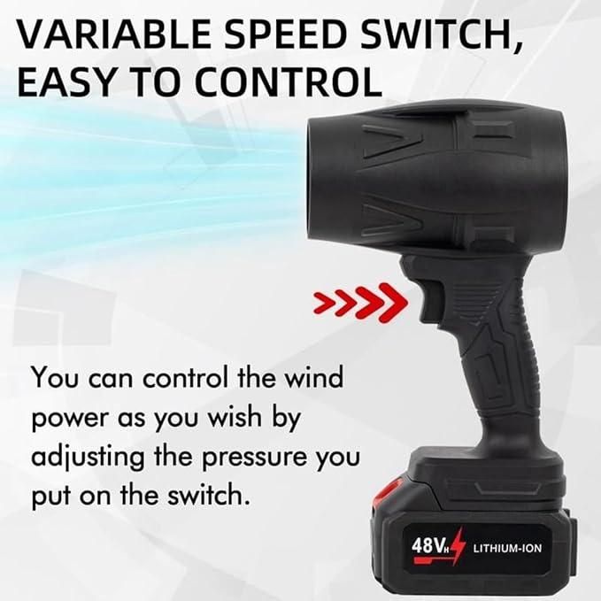 TurboJet™ Cordless Blower – Powerful Handheld Air Dryer