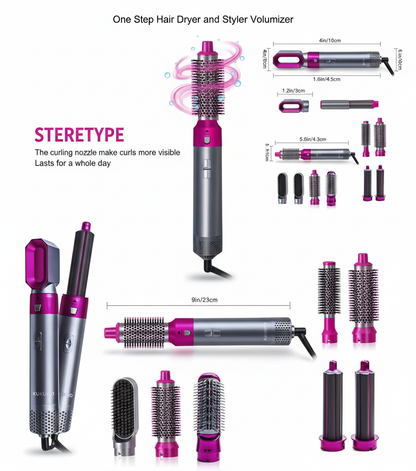 GlamWave™ 5-in-1 Hair Styling Tool