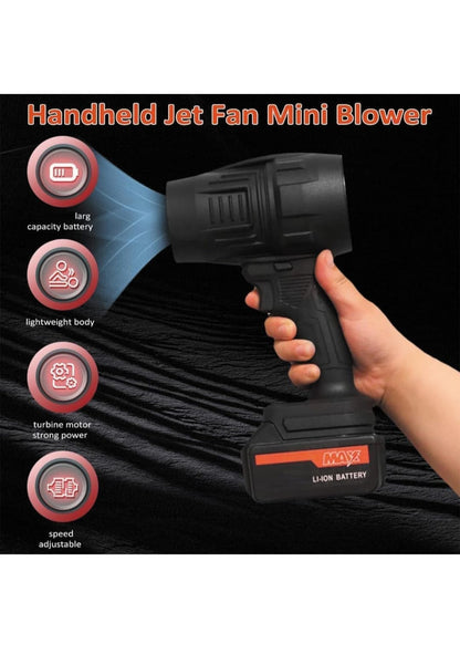 TurboJet™ Cordless Blower – Powerful Handheld Air Dryer