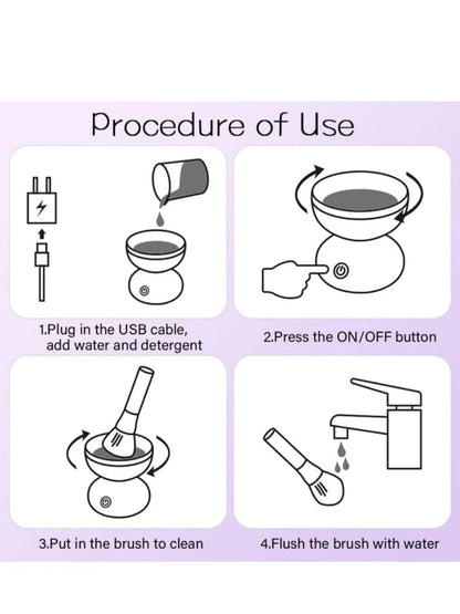 Electric Makeup Brush Cleaner Machine Cleanser Tool™